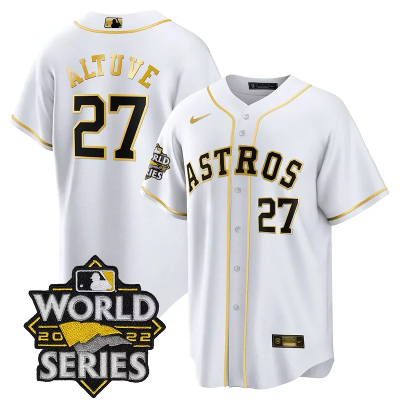 Cool Black Cristian Javier Houston Astros 2022 World Series Player Jersey All Stitched - Image 5