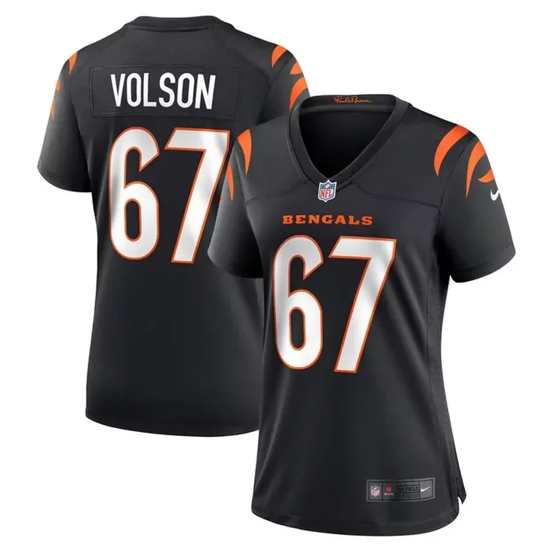 Cal Adomitis Cincinnati Bengals Game Player Jersey Black - Image 2
