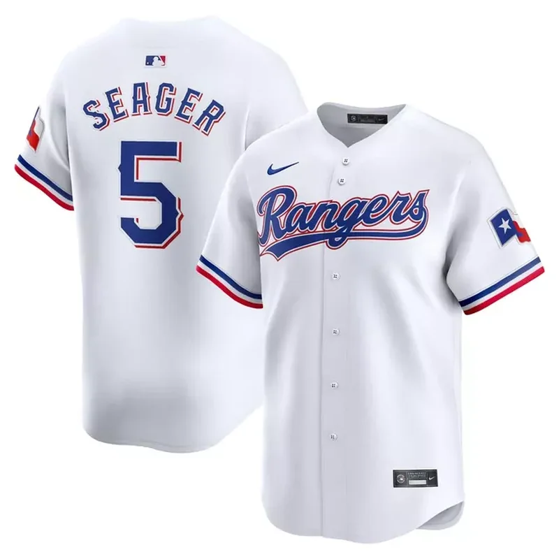 Corey Seager Texas Rangers Home Game Player Jersey White - Image 3