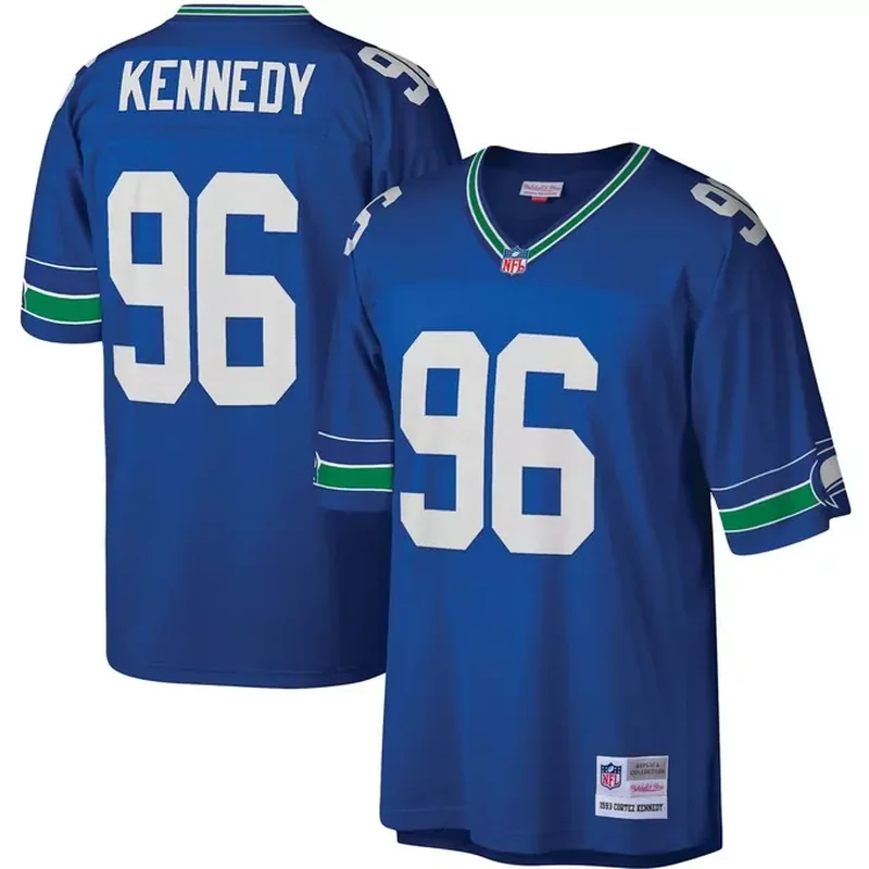 Jaxon Smith-Njigba Seattle Seahawks Game Jersey Royal - Image 4