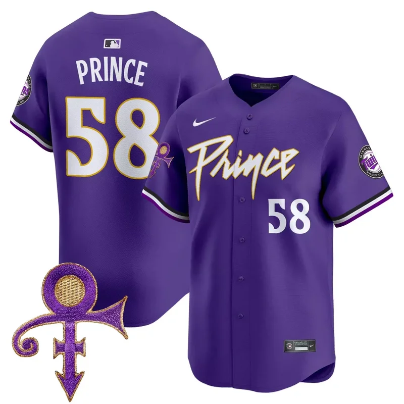 Cream Carlos Santana Minnesota Twins Prince Patch Vapor Premier Limited Jersey All Stitched - Image 5