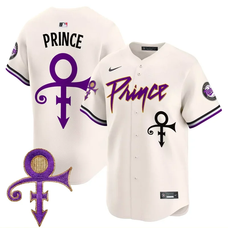 Cream Prince Minnesota Twins Prince Patch Vapor Premier Limited Jersey All Stitched