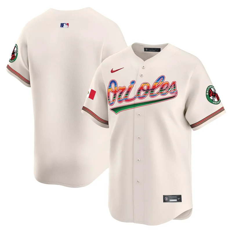 Cream Team baltimore orioles mexico jersey all stitched