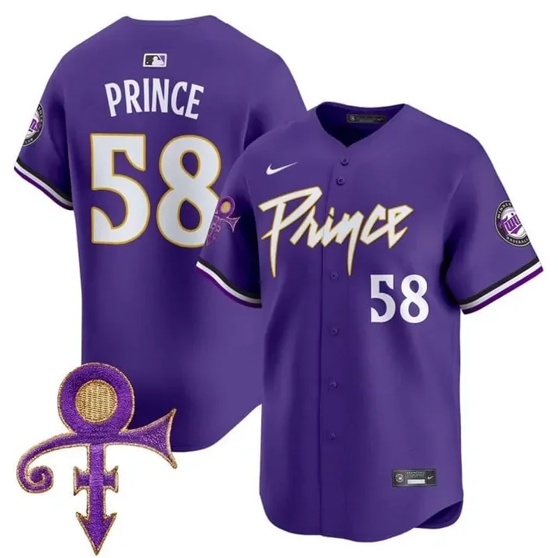 Cream Team Minnesota Twins Prince Patch Vapor Premier Limited Jersey V4 All Stitched - Image 3