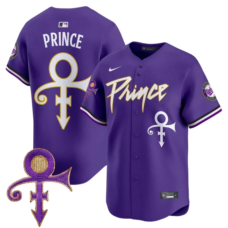 Cream Team Minnesota Twins Prince Patch Vapor Premier Limited Jersey V4 All Stitched - Image 2