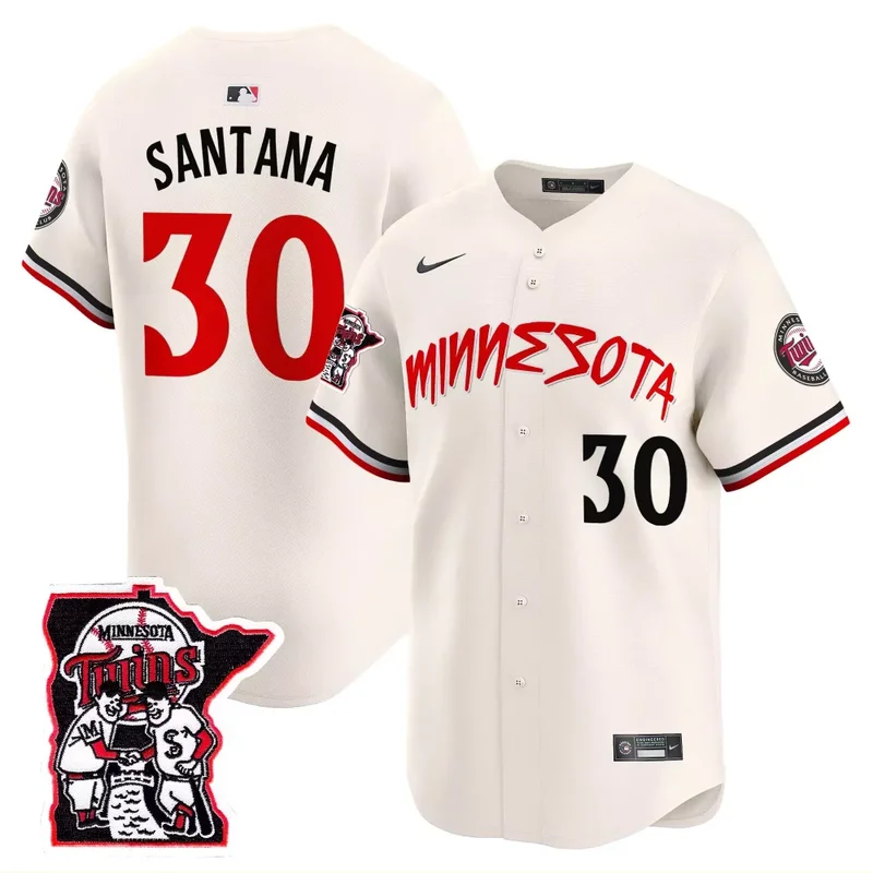 Cream Willi Castro Minnesota Twins Shaking Hands Patch Vapor Premier Limited Jersey All Stitched - Image 2