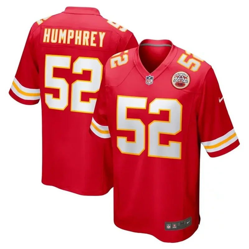 Creed Humphrey Kansas City Chiefs Game Jersey Red