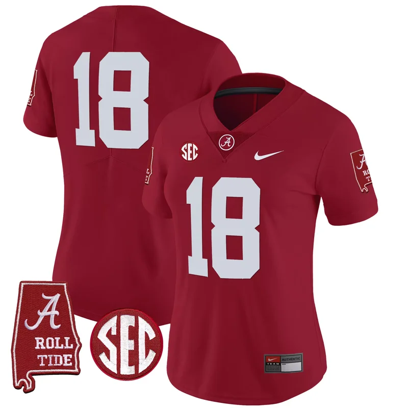 Gray SEC Graduate Map alabama crimson tide 2023 custom jersey all stitched - Image 4