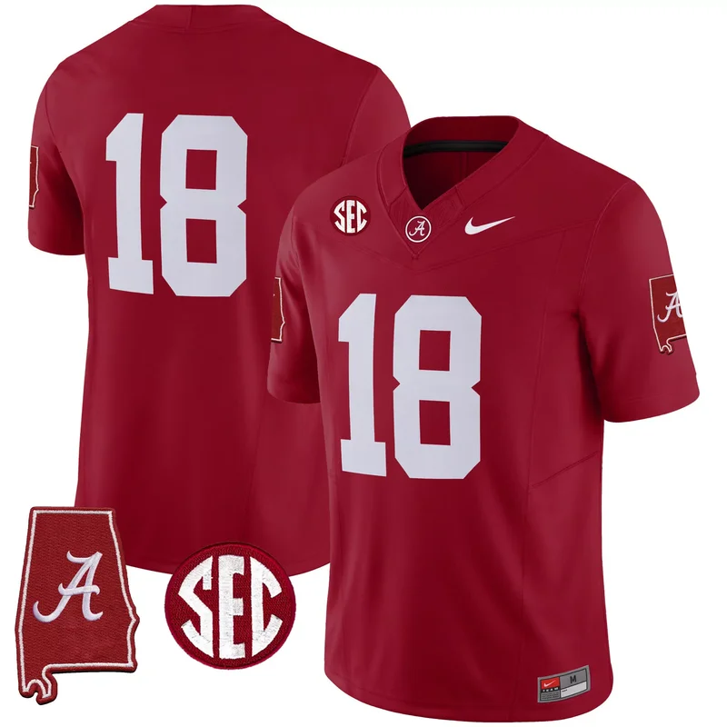 Inverted DeVonta Smith alabama crimson tide 2024 jersey all stitched - Image 5