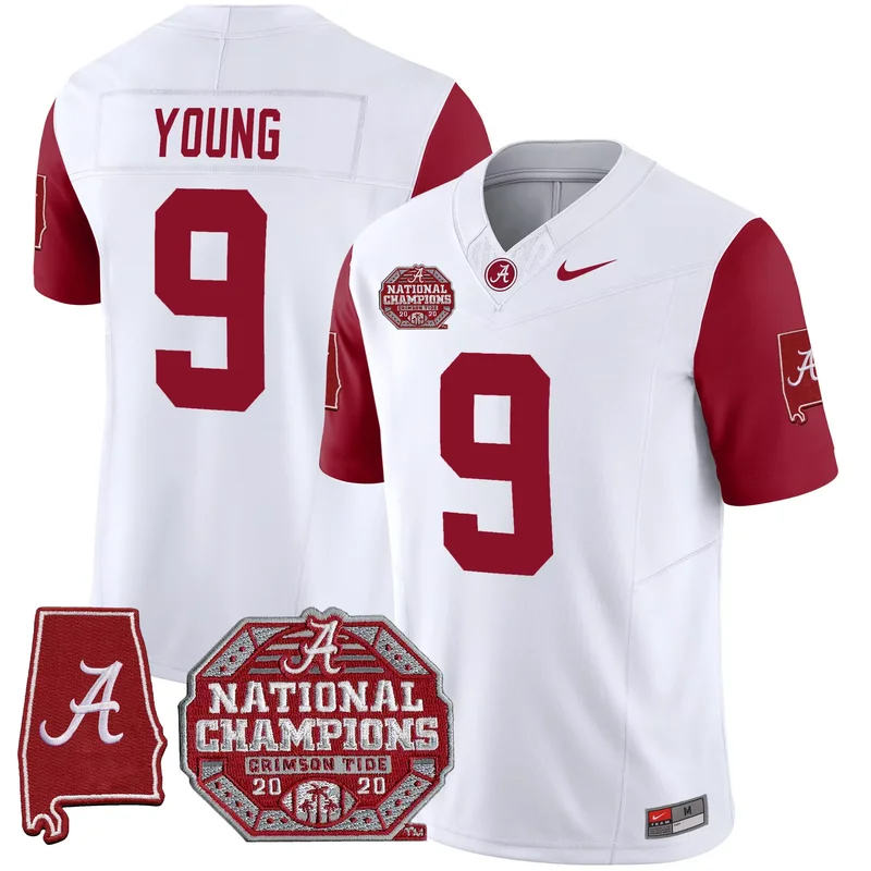 Inverted DeVonta Smith alabama crimson tide 2024 jersey all stitched - Image 2
