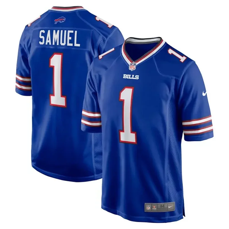 Von Miller Buffalo Bills Game Jersey Royal - Image 4