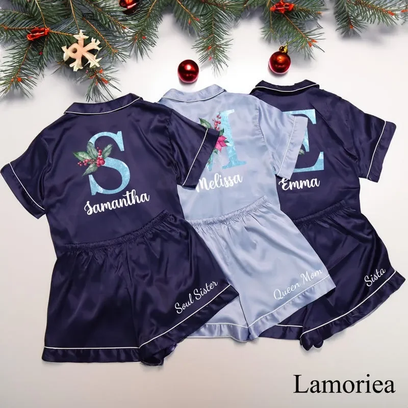 Customized Xmas Set Christmas Crew Family Holiday gifts Pjs Pajamas