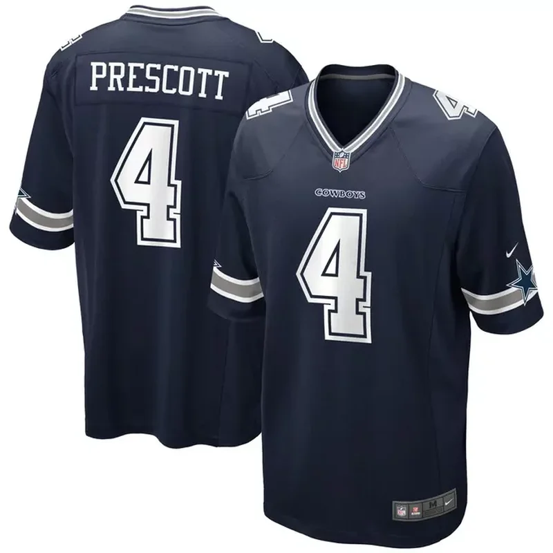 Dak Prescott Dallas Cowboys Womens Game Team Jersey Navy - Image 4