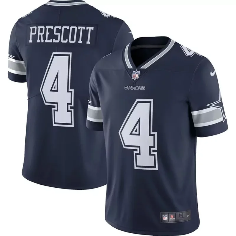 Dallas Cowboys Womens Custom Game Jersey Navy - Image 3