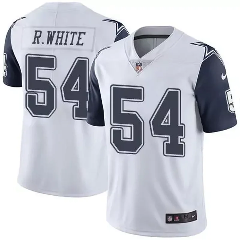 Dallas Cowboys #54 Randy White Black Men's Stitched 2016 Salute To Service Jersey - Image 5