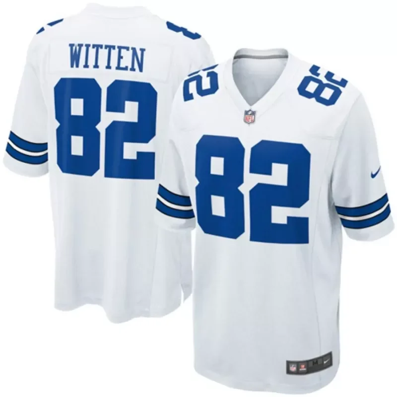 Dallas Cowboys 21 Ezekiel Elliott White Navy Arm Edition Football jersey - Image 5