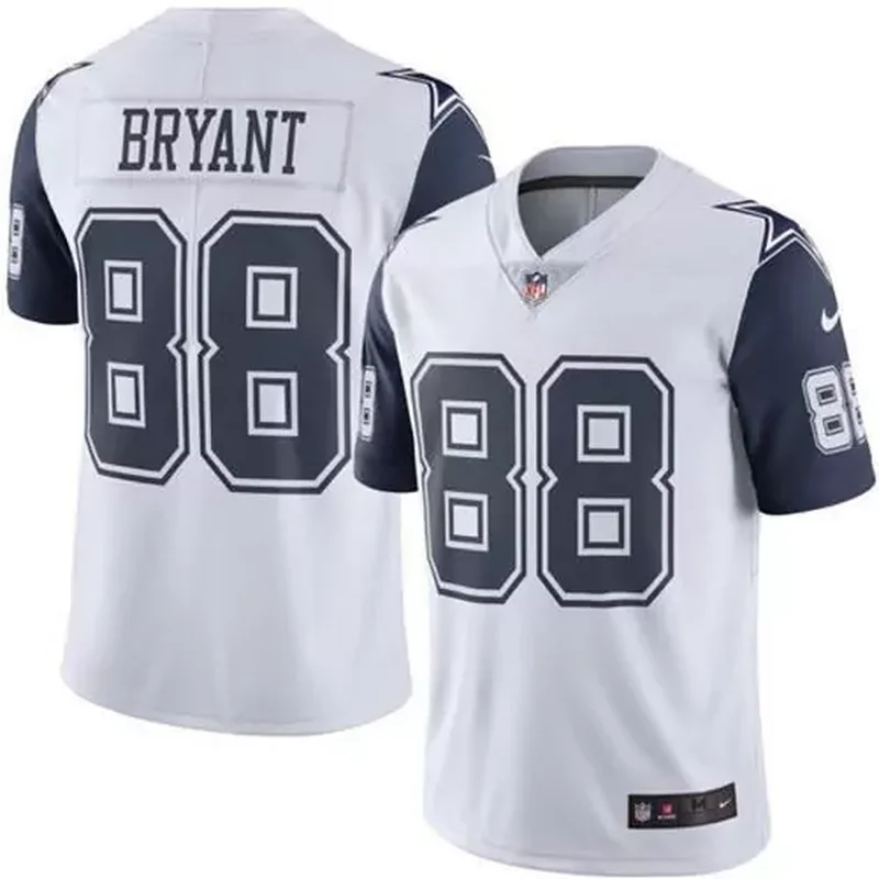 Dallas Cowboys #88 Dez Bryant White Men's Stitched Gold Rush Jersey - Image 2