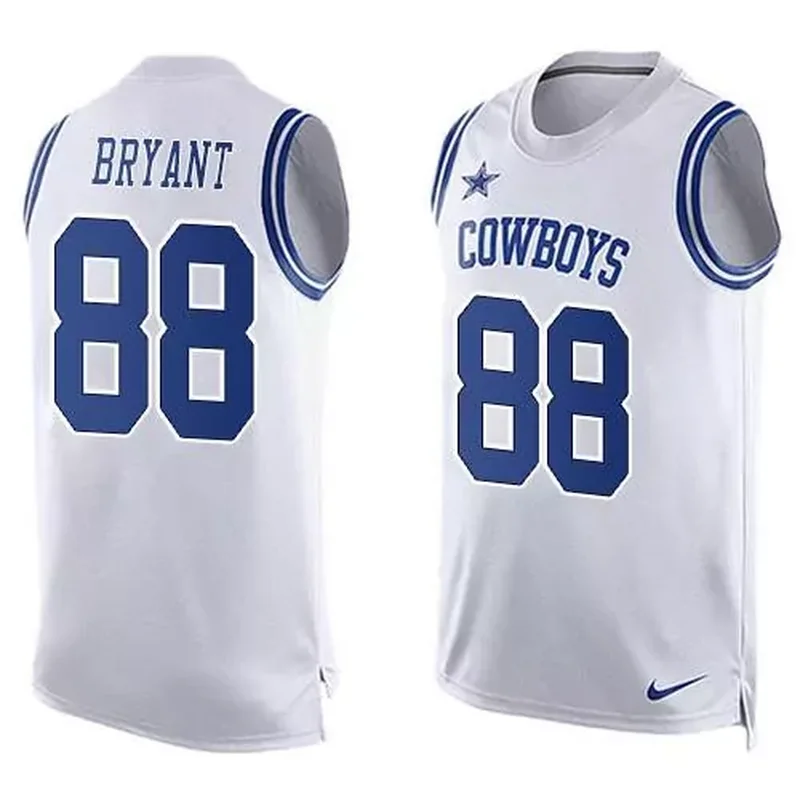 Dallas Cowboys #88 Dez Bryant White Men's Stitched Gold Rush Jersey - Image 3