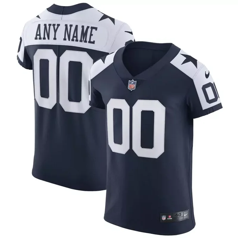 Micah Parsons Dallas Cowboys Alternate Vapor Fuse Elite Jersey Navy - Image 5