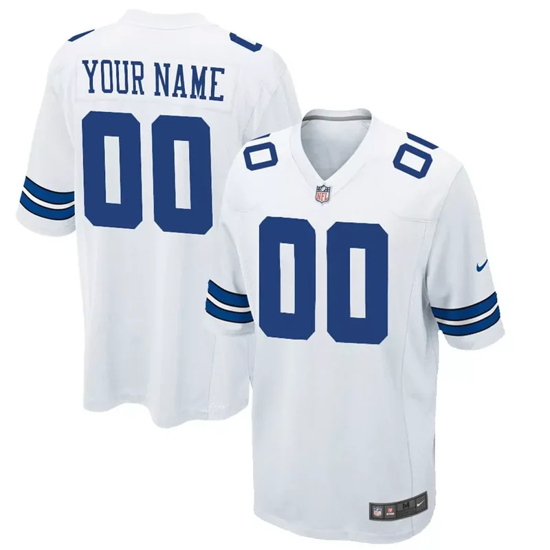 Dallas Cowboys Custom Jersey - Navy - Image 3