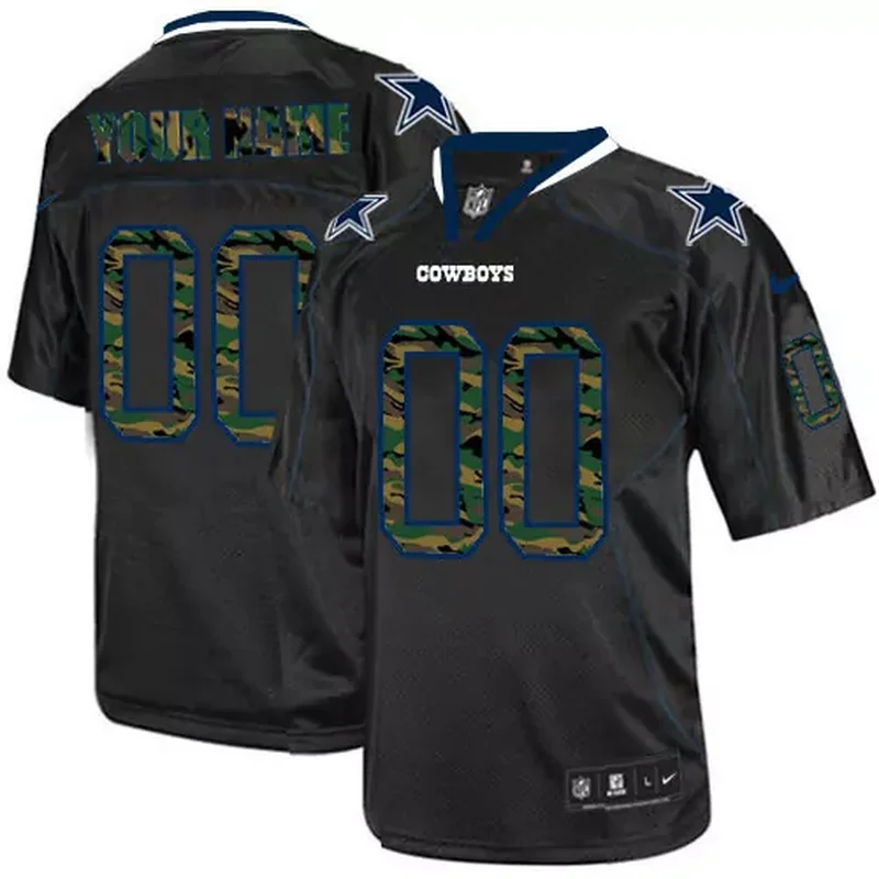 Dallas Cowboys Custom Jersey - Navy - Image 4