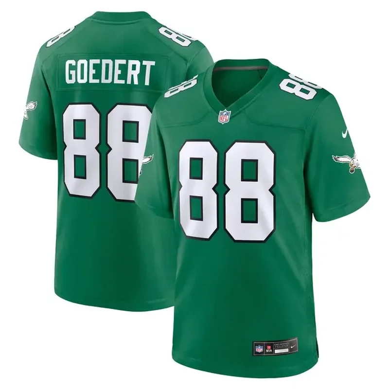Dallas Goedert Philadelphia Eagles Game Jersey Kelly Green