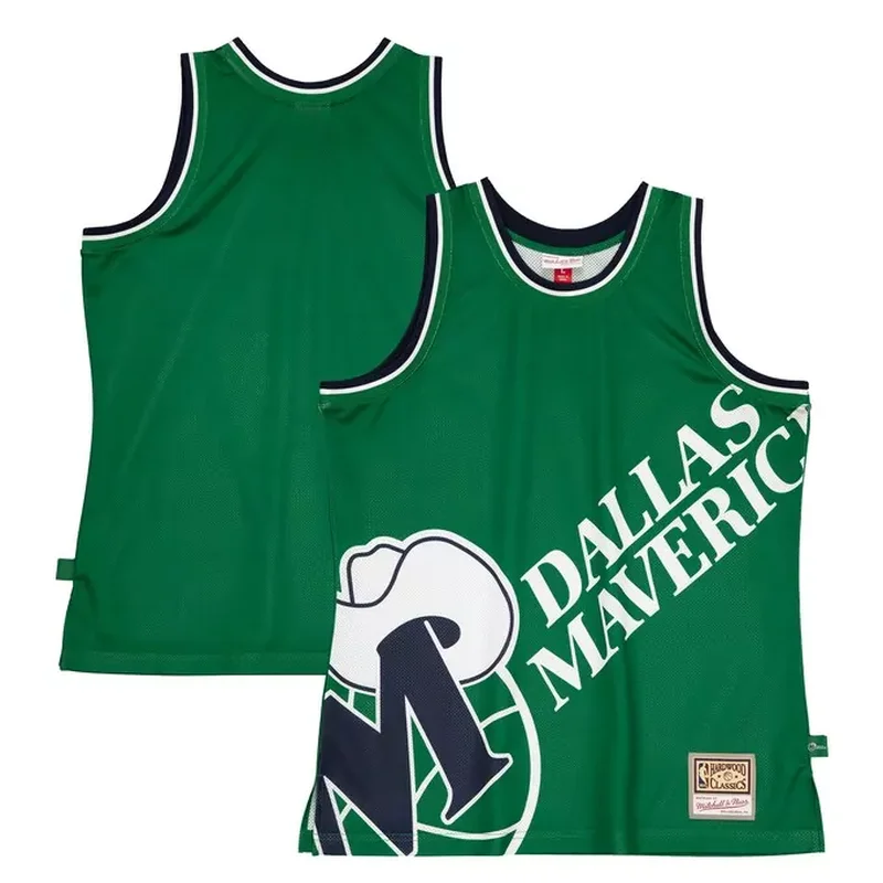 Dallas Mavericks Classics Blown Out Fashion Jersey Green