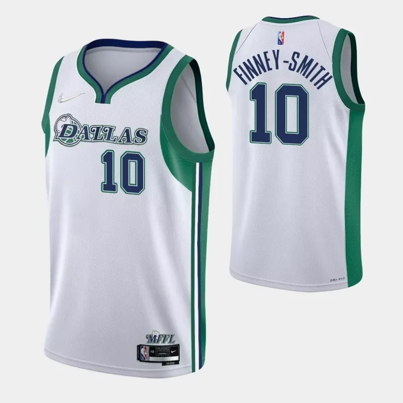 Dallas Mavericks Dorian Finney-smith 10 NBA 2021-22 City White Jersey Mavericks Fans
