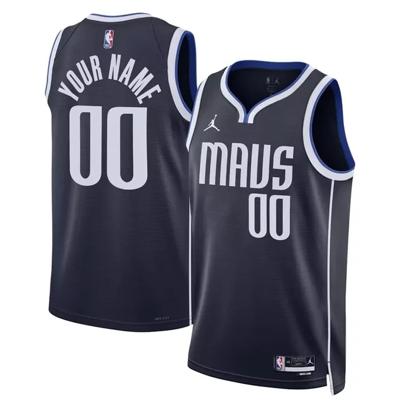 Dirk Nowitzki Dallas Mavericks 1998/99 Classics NBA 75th Anniversary Diamond Jersey Blue - Image 5