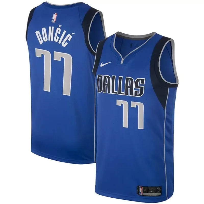 Dallas Mavericks Luka Doncic Mens Jersey Royal