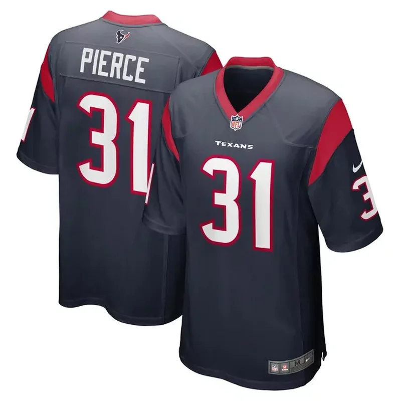 Dameon Pierce Houston Texans Game Player Jersey Navy