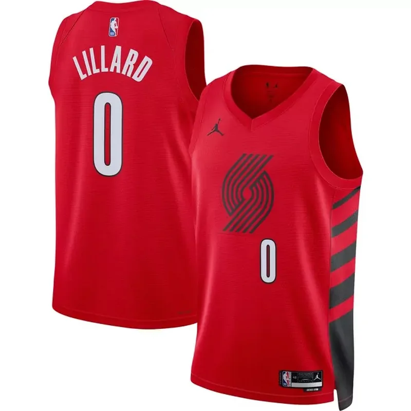 Damian Lillard Portland Trail Blazers Jordan Brand Unisex Jersey Statement Edition Red