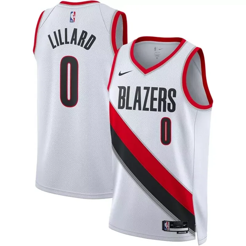 Damian Lillard Portland Trail Blazers Unisex Jersey Icon Edition Black - Image 5