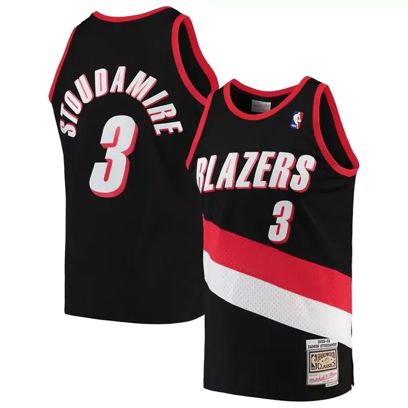Anfernee Simons Portland Trail Blazers Fast Break Player Jersey Icon Edition Black - Image 3