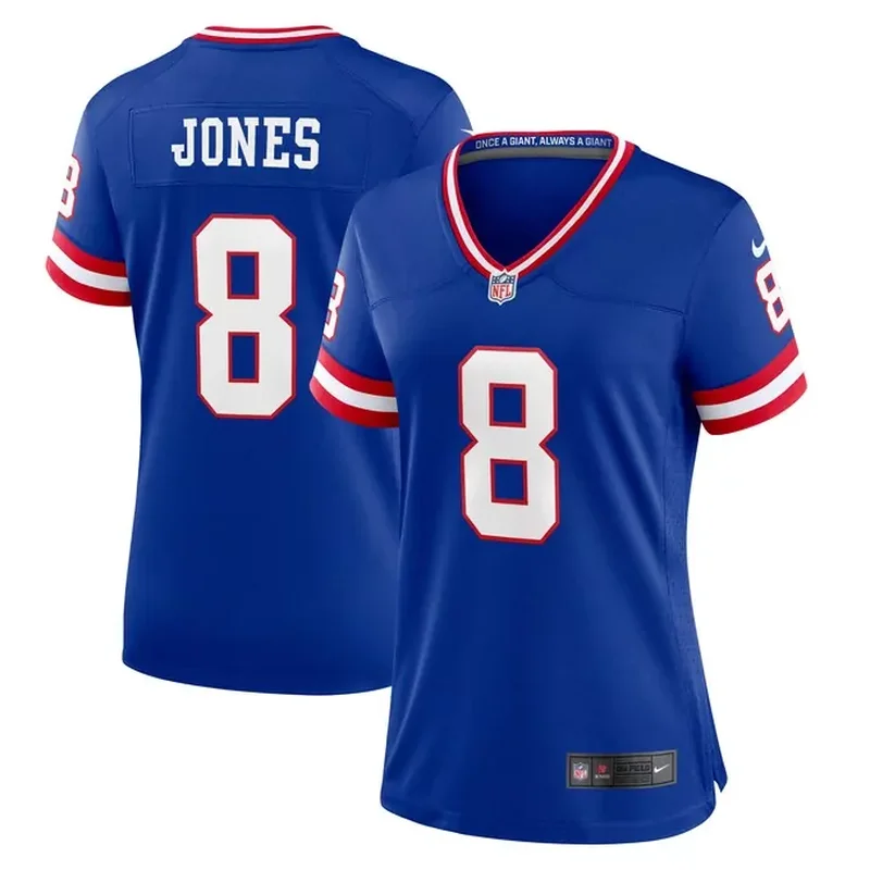 Daniel Jones New York Giants Womens Player Jersey Royal