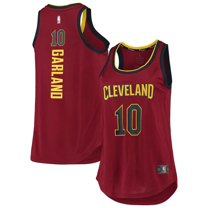 Darius Garland Cleveland Cavaliers 2019/20 Fast Break Team Tank Jersey - Icon Edition - Wine NBA