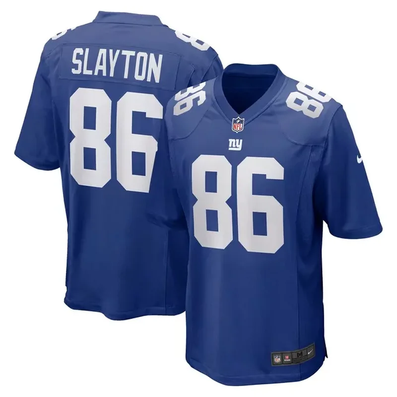 Tiki Barber New York Giants Womens Classic Retired Player Game Jersey Royal - Image 3