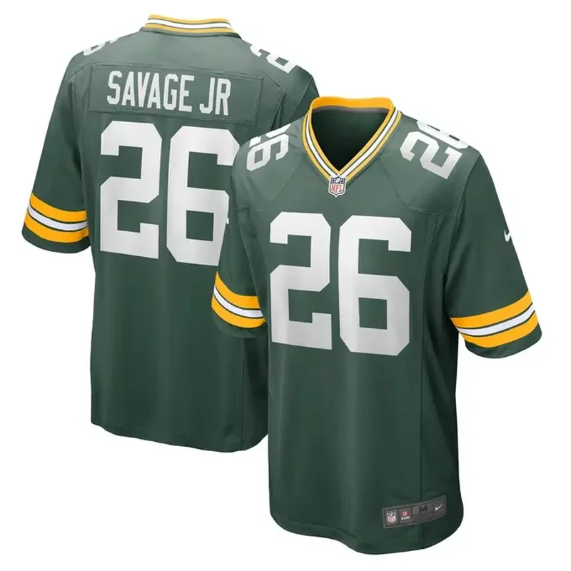 Darnell Savage Jr Green Bay Packers Game Team Jersey Green