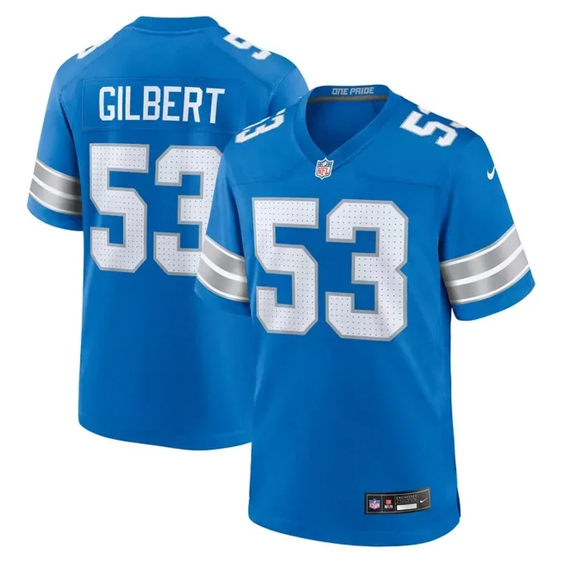 Amon-Ra St Brown Detroit Lions Alternate Game Jersey Blue - Image 5