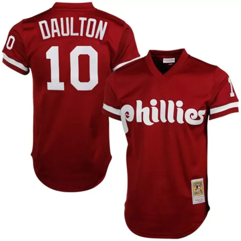 Philadelphia Phillies Cooperstown Collection Jersey White - Image 4