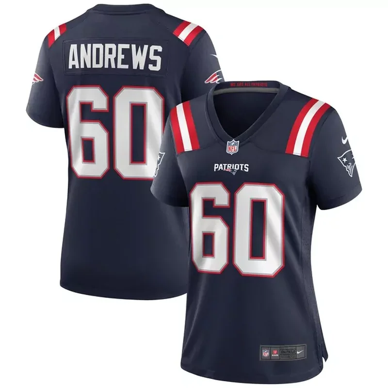 Keion White New England Patriots Womens Team Game Jersey Navy - Image 2