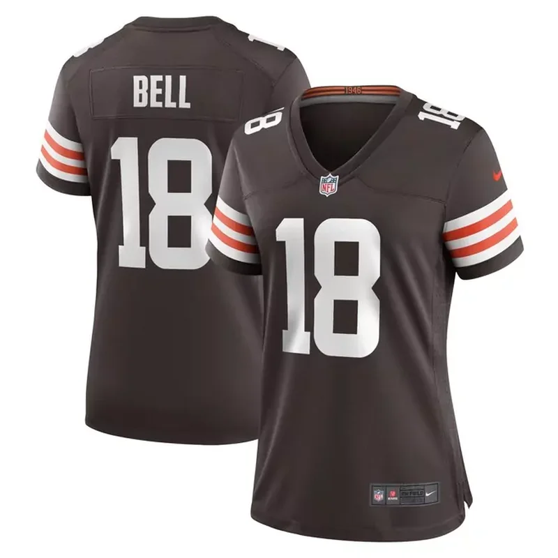 Ethan Pocic Cleveland Browns Game Jersey Brown - Image 5