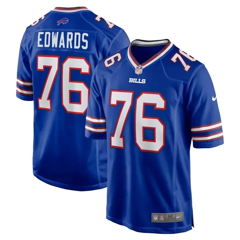 Jim Kelly Buffalo Bills Womens Game Retired Player Jersey Royal - Image 5