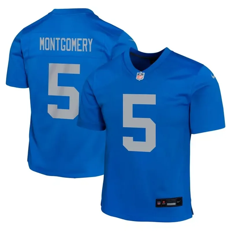 Jahmyr Gibbs Detroit Lions Womens Alternate Game Jersey Blue - Image 2