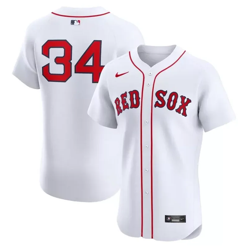 David Ortiz Boston Red Sox Home Elite Jersey White