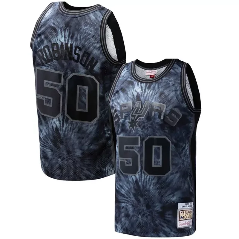 Tim Duncan San Antonio Spurs 1998/99 Classics NBA 75th Anniversary Diamond Jersey Black - Image 2