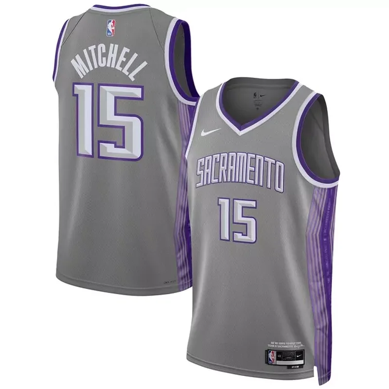 Mike Bibby Sacramento Kings 2005/06 Classics Jersey Gold - Image 4