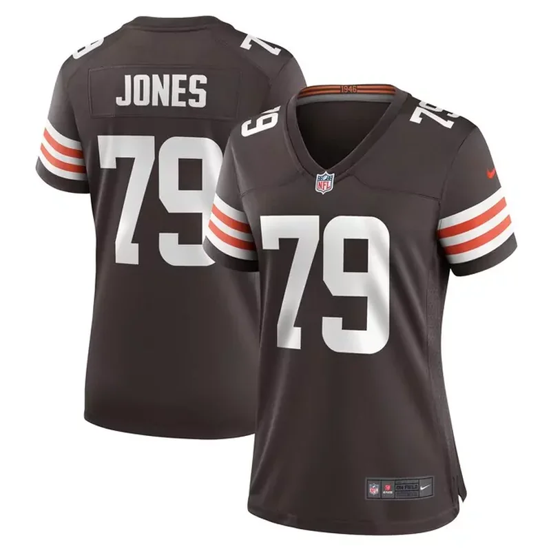 Dawand Jones Cleveland Browns Womens Team Game Jersey Brown