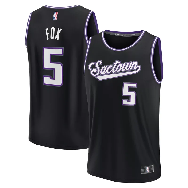 Alex Len Sacramento Kings 2021/22 Fast Break Jersey - Icon Edition - Purple NBA - Image 2