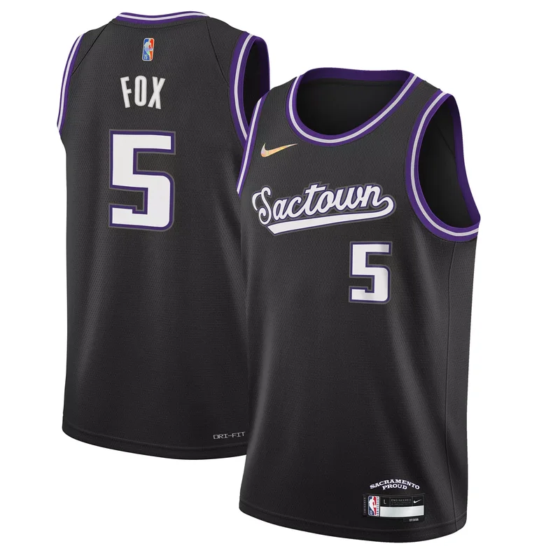 Sacramento Kings Jason Williams #55 2020 NBA New Arrival Indigo Jersey - Image 4